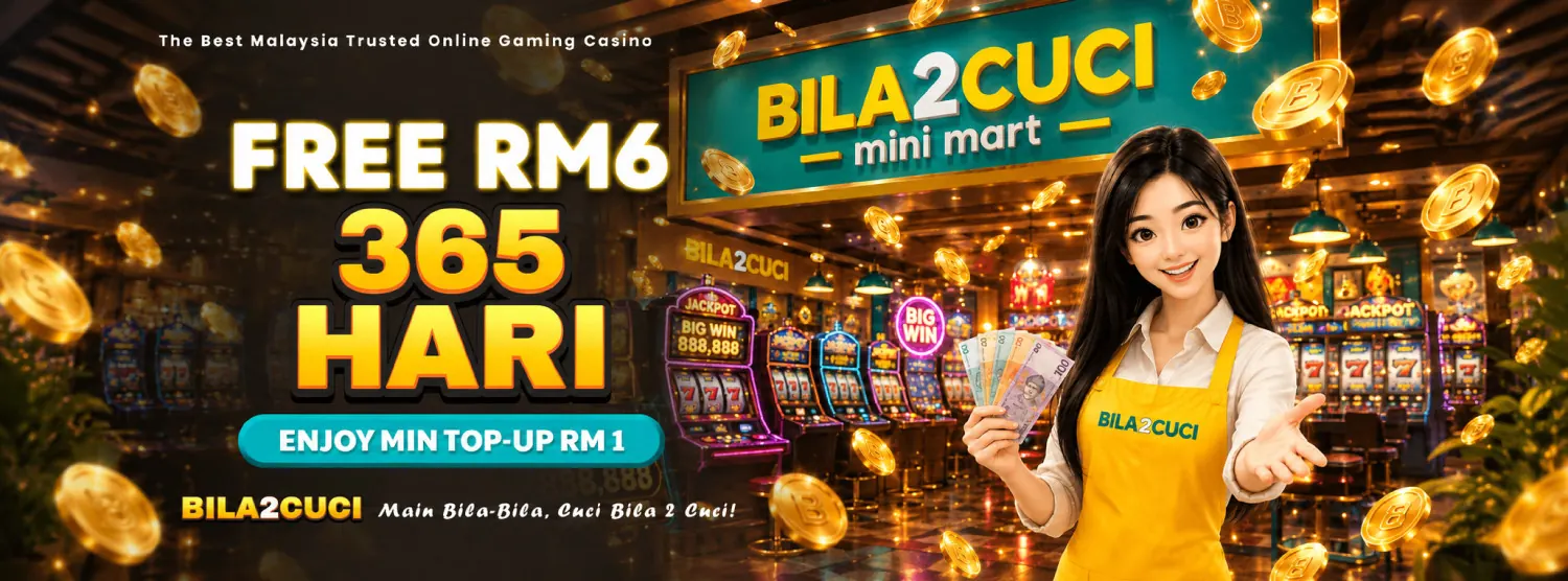 Free RM6 setiap hari selama 365 hari, top up minimum RM1
