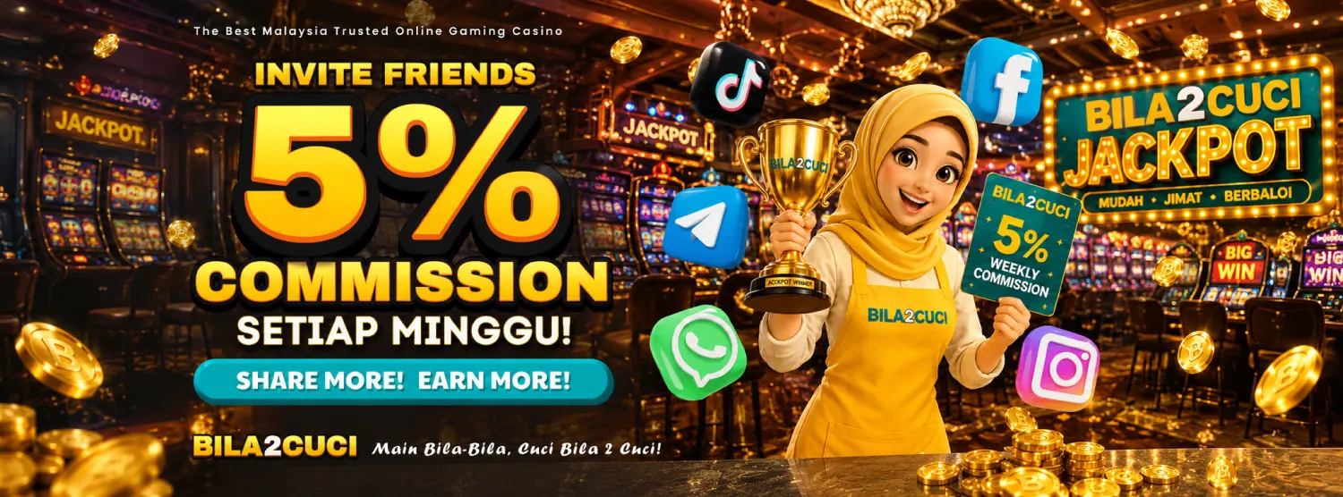 Jemput rakan, komisen 5% setiap minggu