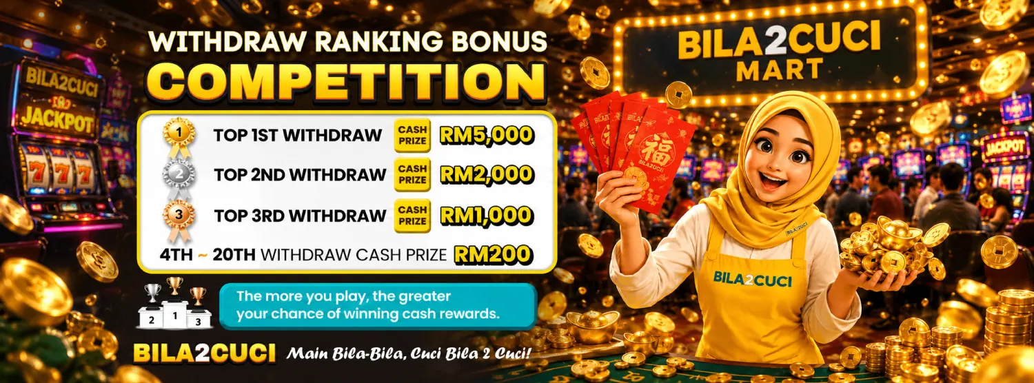 Pertandingan bonus ranking withdraw dengan hadiah tunai